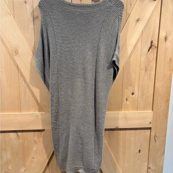IRO Gray Textured Knit Sweater Dress - Picture 4 of 4